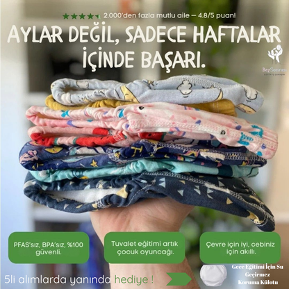 BezSonrası™ Tuvalet Eğitimi İç Çamaşırı